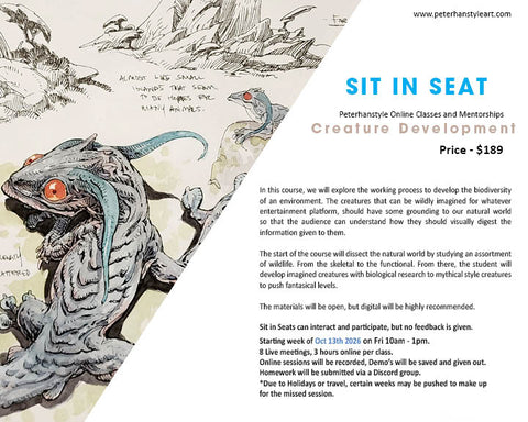 *SIT IN SEAT*  Creature Development